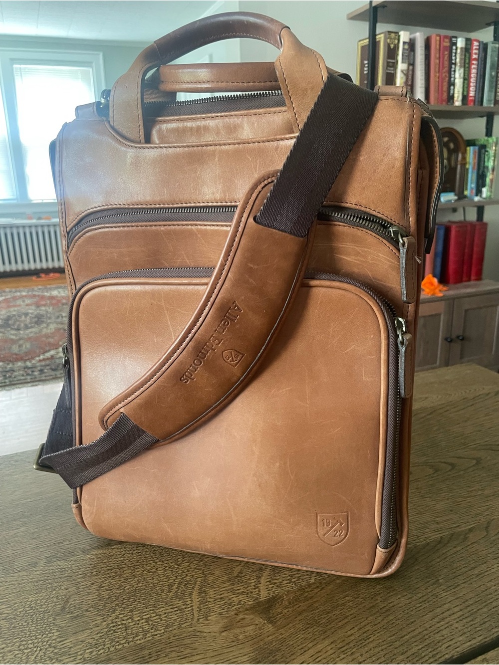 Allen Edmonds Leather Convertible Bag